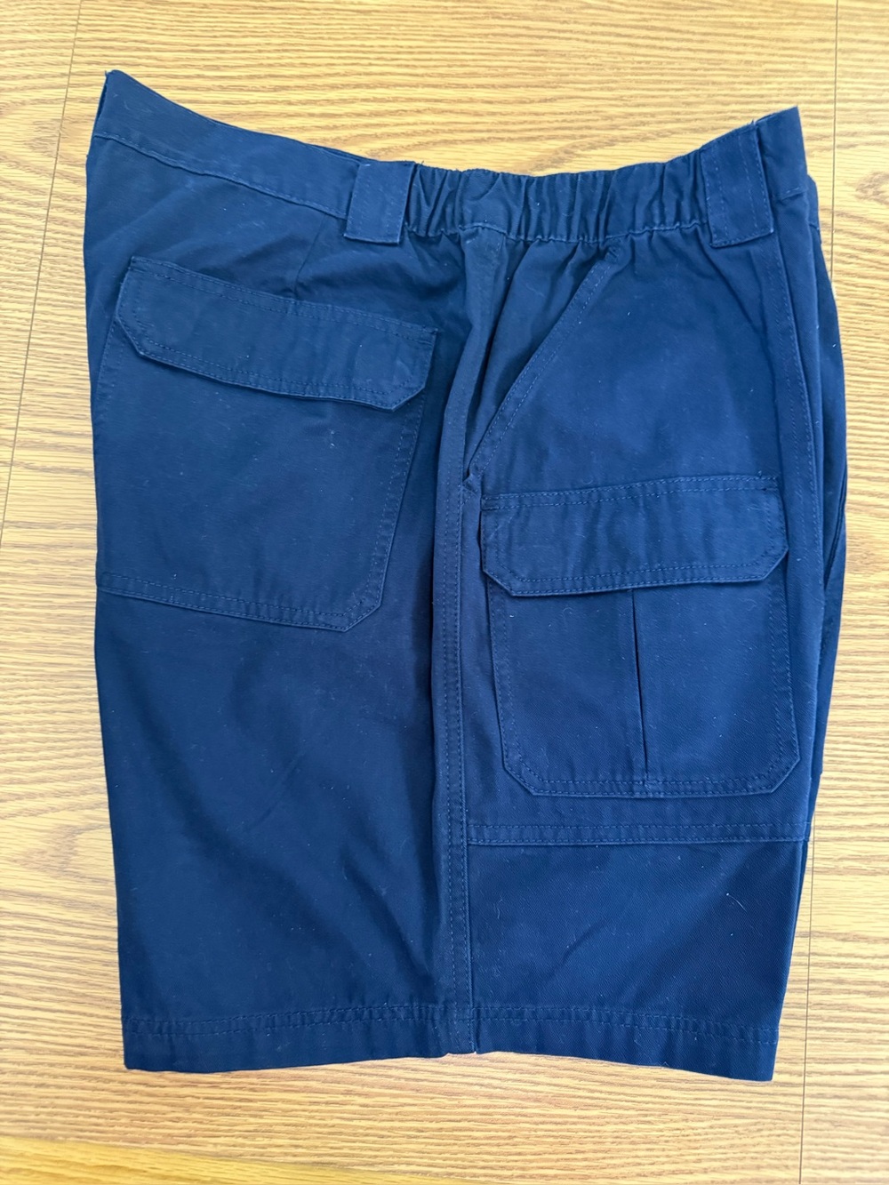 Men’s 38 - Cargo Shorts by Croft & Barrow Navy Cotton, 7” Inseam … Like New